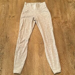 Lululemon woman’s gray stripped leggings